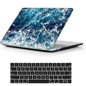 Blue Sea 13“ MacBook Pro laptop case,keyboard skin